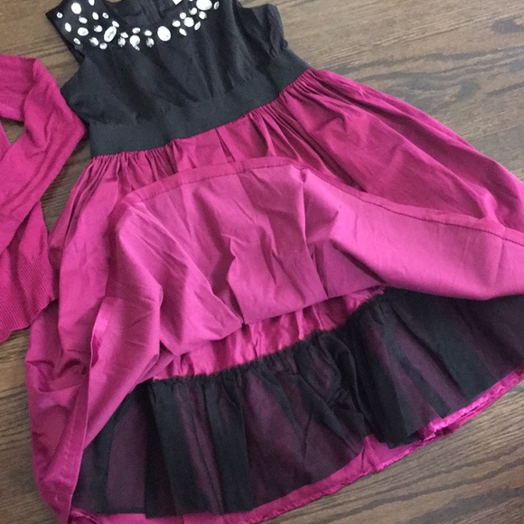 The children’s place dress w/ sweater sz 12 - Picture 4 of 7
